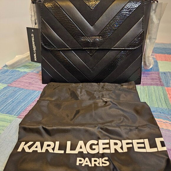 Karl Lagerfeld Charlotte Top Handle Satchel, NWT - Picture 7 of 7